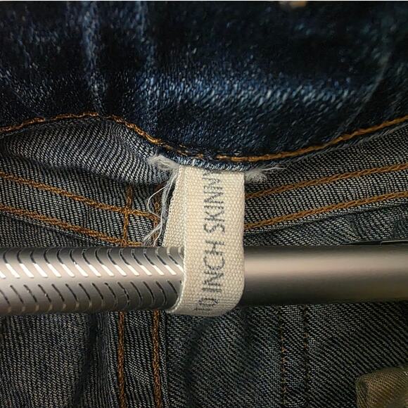 Rag & Bone mid rise skinny denim jeans with raw hem - kensington wash - 23 - Picture 6 of 8